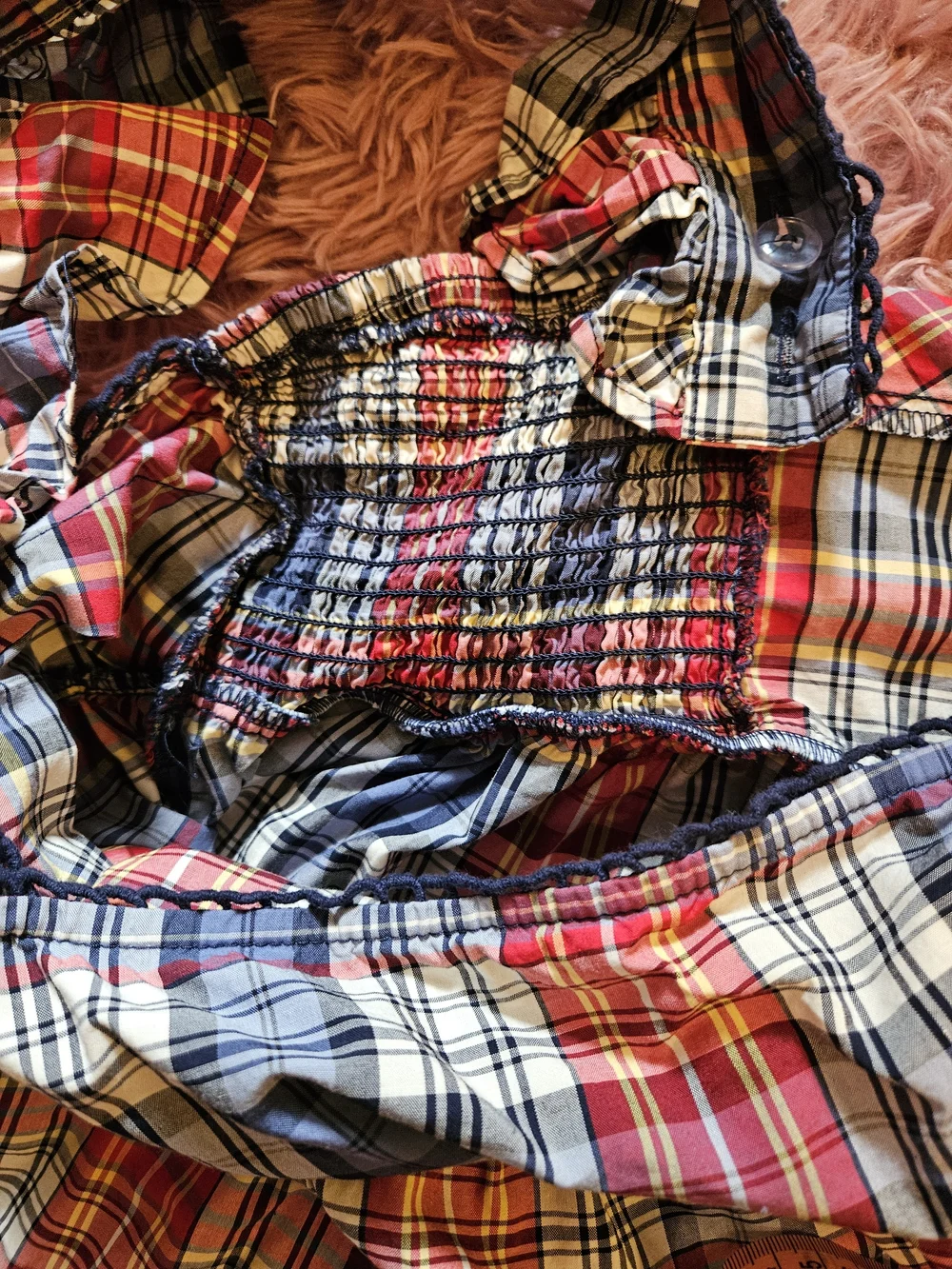 ✨️Plaid Ruffle Sleeve Top - Picture 6 of 6